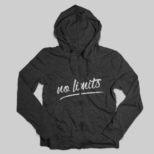 Hoodie com fecho Homem Cinza